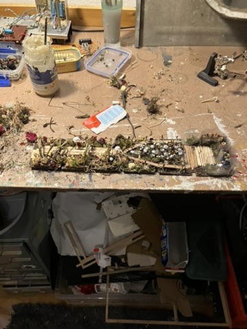 Nature floor under construction inside STOP WARS